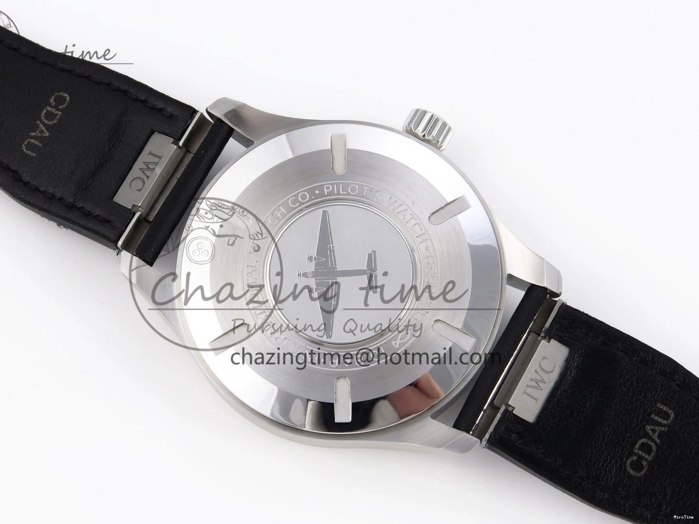 MIROTIME 0331 Pilot Mark XX IW328201 ZF 1:1 Best Edition Black Dial on Black Leather Strap A Affordable 7028